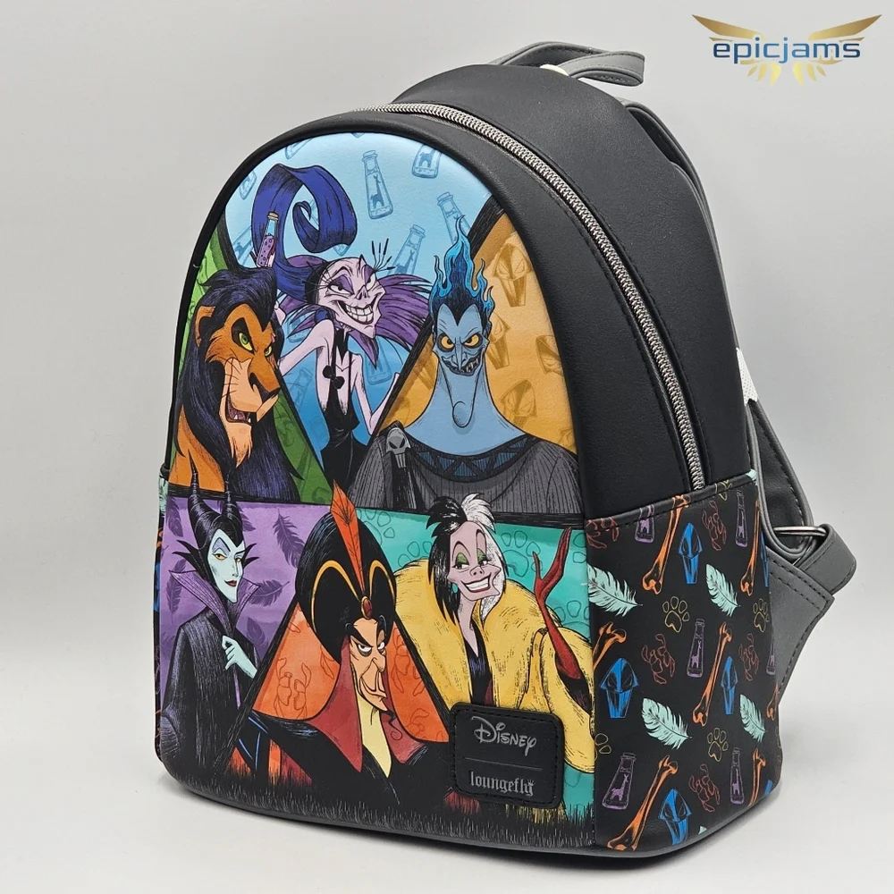 Loungefly Disney Villains Group Mini Backpack